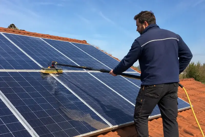 Nettoyage et entretien de panneaux solaires à Carcans